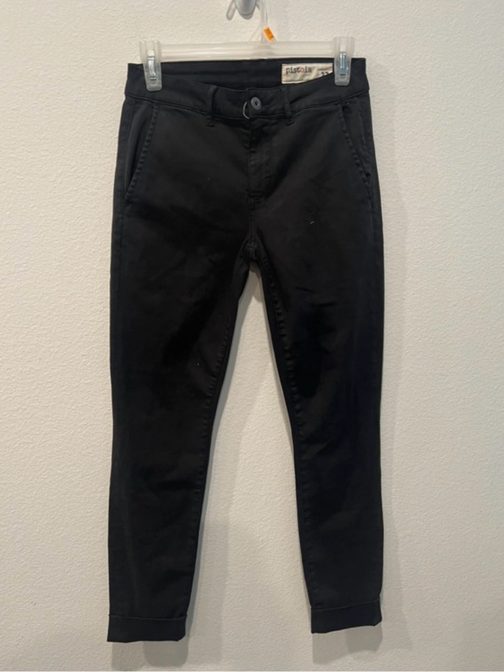 Pistola womens Black Slim Chino Jeans
